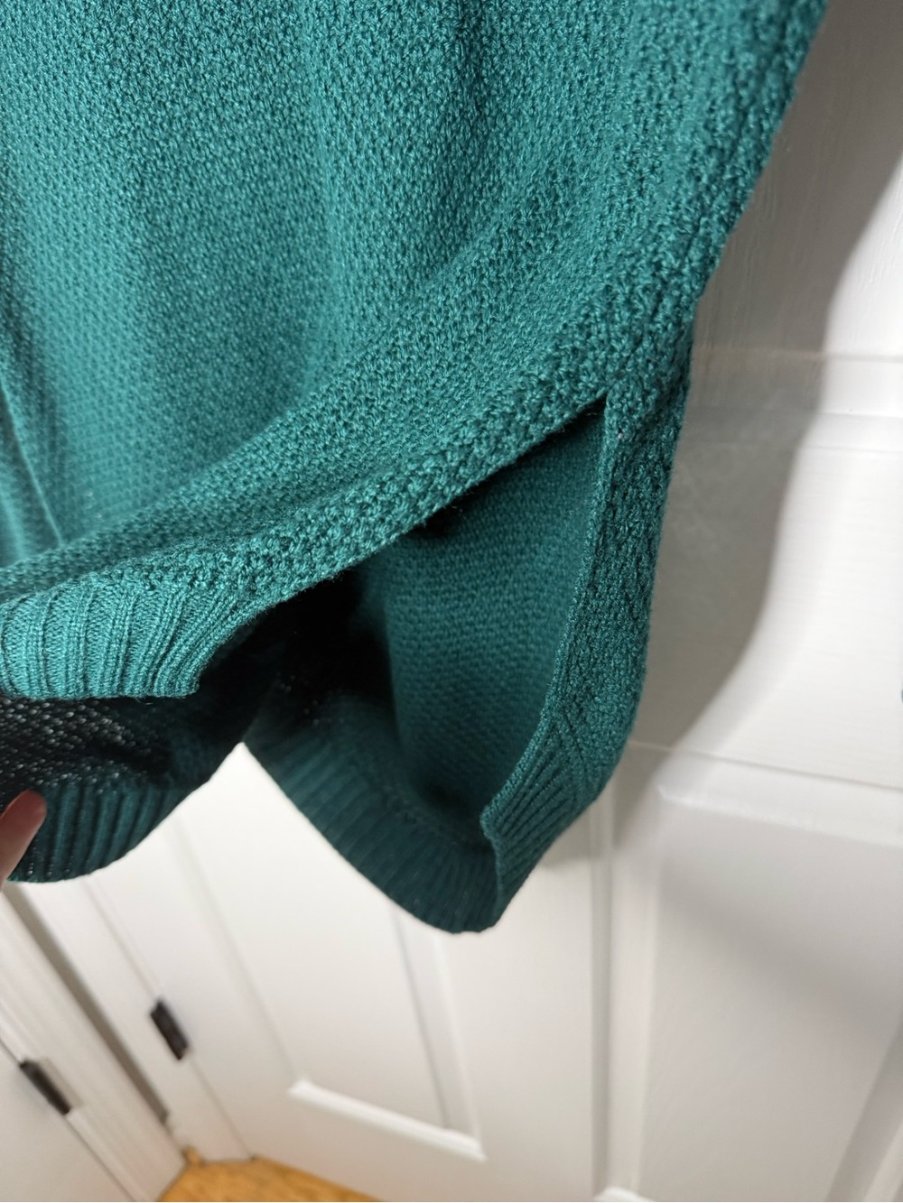 Rue21 Teal Scoopneck Textured Knit Sweater - Picture 3 of 6